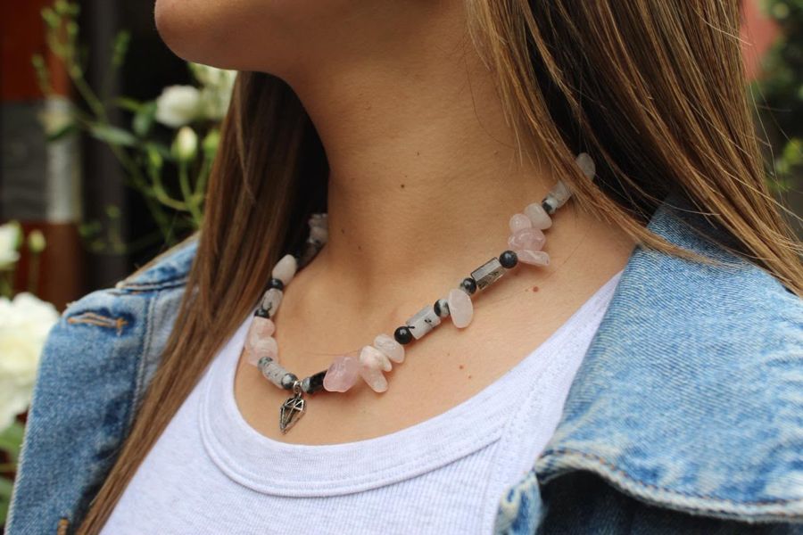 Collar Cristal Rosa